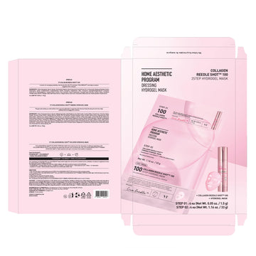 VT COSMETICS Reedle Shot pink collagen look conveys premium skincare routine.