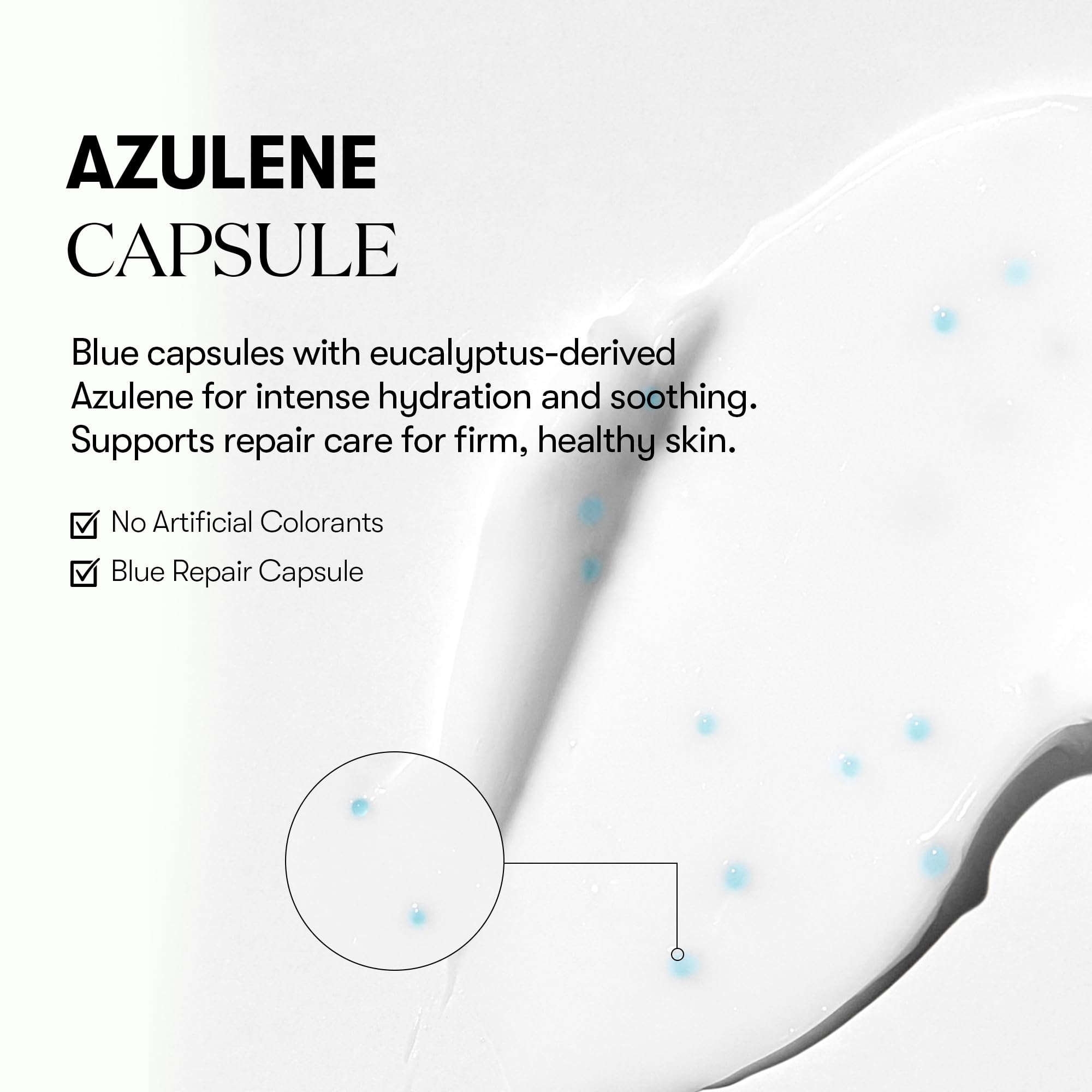 Capsula azulena VT COSMETICS aporta hidratación suave