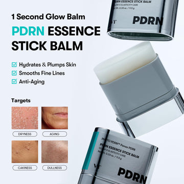 VT COSMETICS PDRN Essence Stick Balm, aplicación suave en ojos para uso diario.