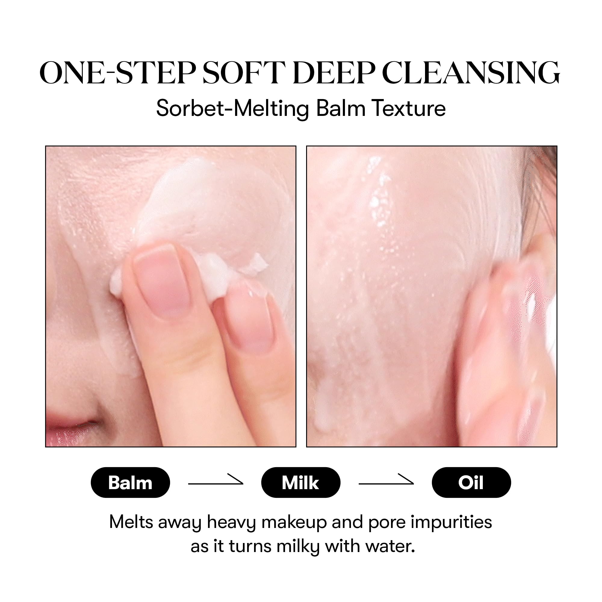 VT COSMETICS PDRN Grinding Cleansing Balm dispensador rotativo, uso higiénico y limpio