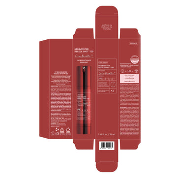 Cuidado capilar con booster rojo para cuero cabelludo saludable