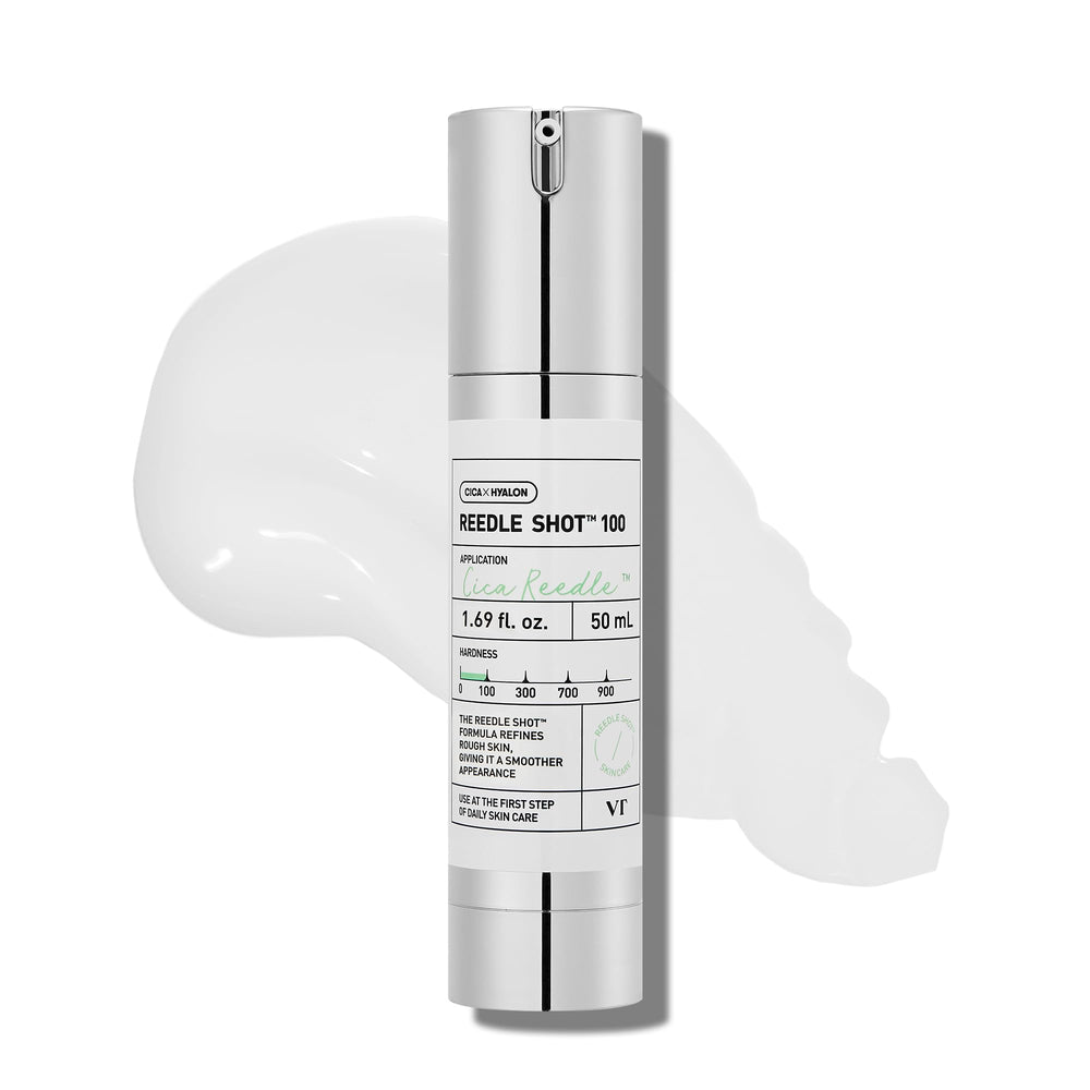 VT COSMETICS Reedle Shot 100: botella elegante para exfoliación suave y cuidado de poros