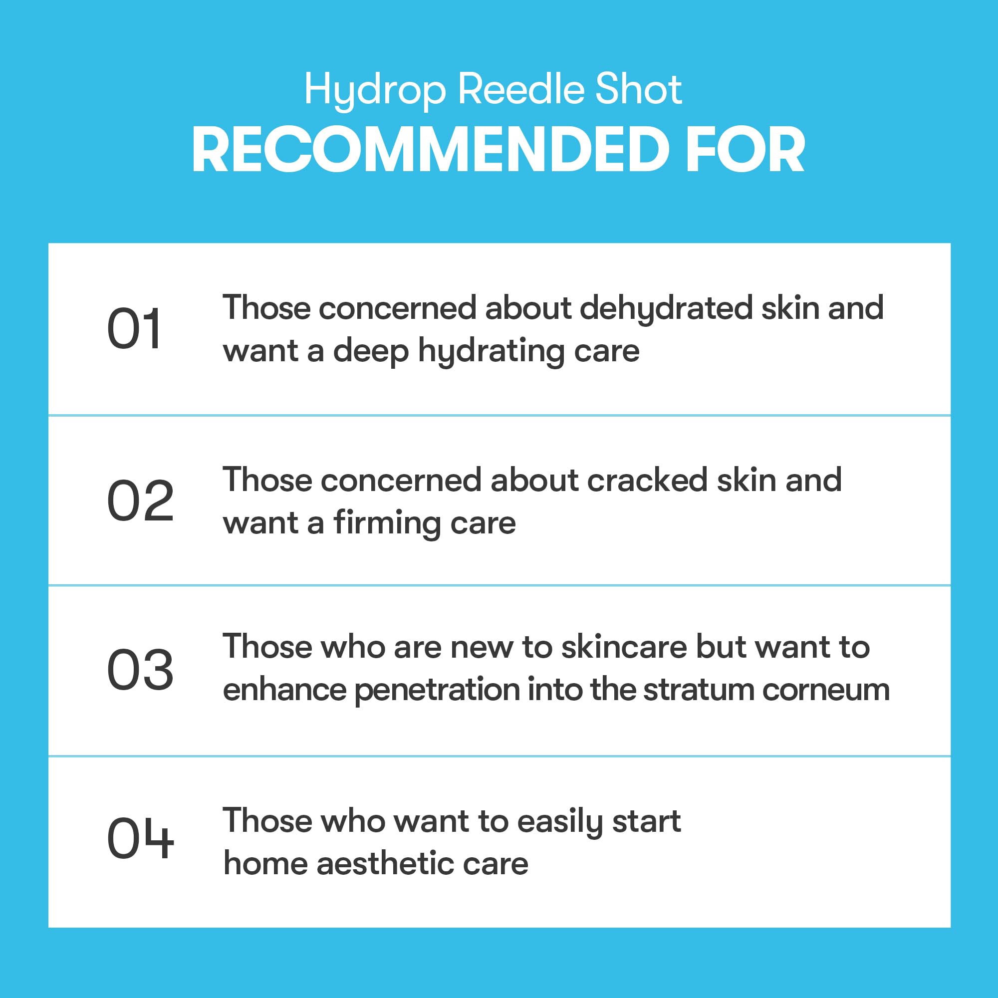 VT COSMETICS Reedle Shot 100 Suero se absorbe rápido, piel fresca.
