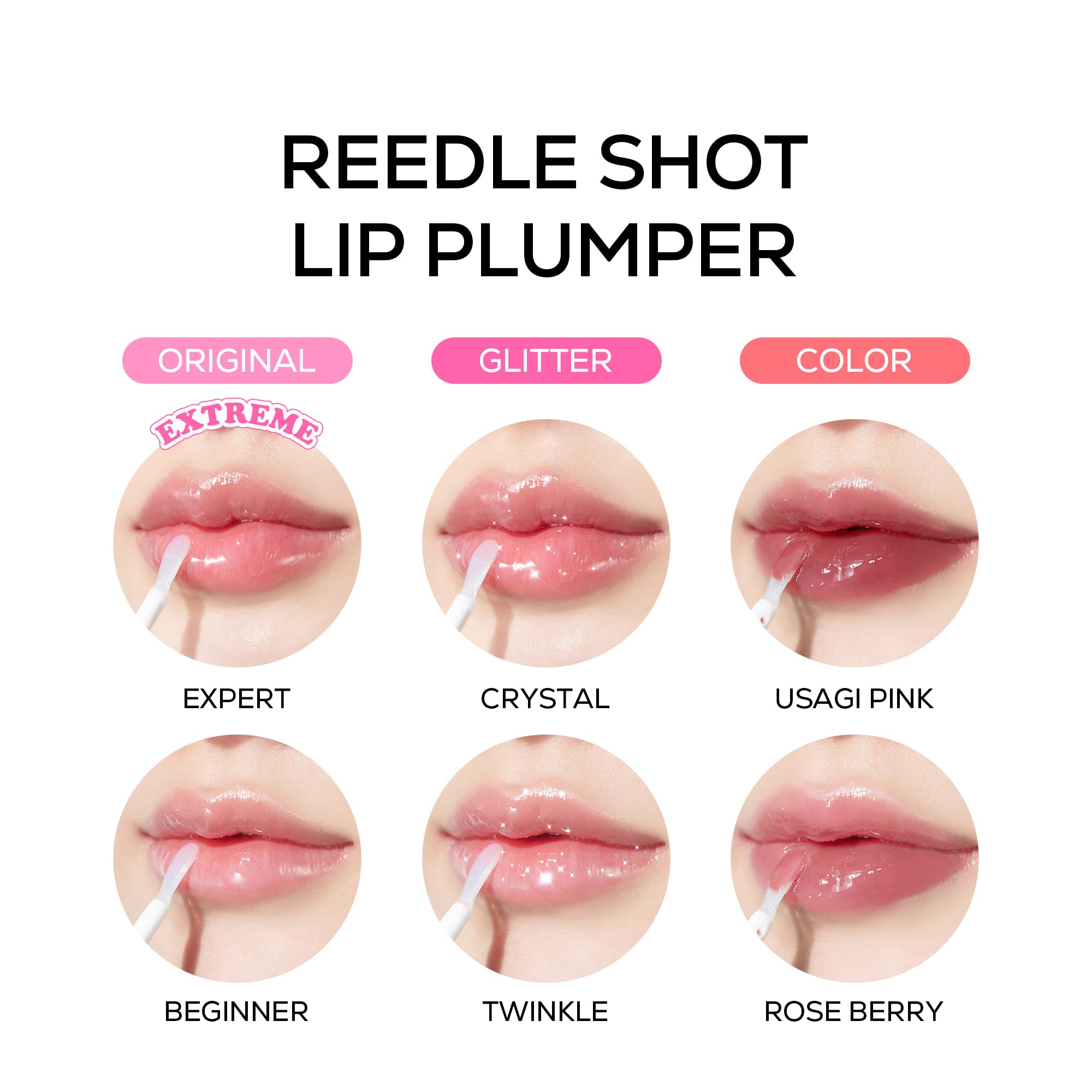 VT COSMETICS Reedle Shot Lip Plumper aporta brillo reluciente y acabado no pegajoso.