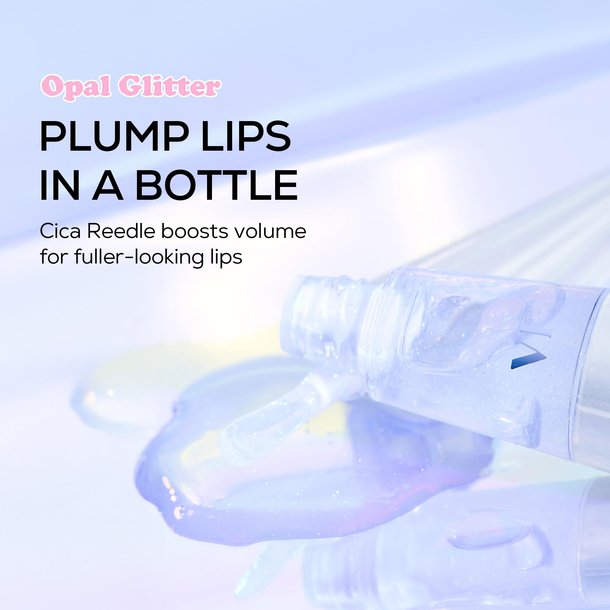 VT COSMETICS Reedle Shot Lip Plumper entrega textura satinada y brillo duradero.