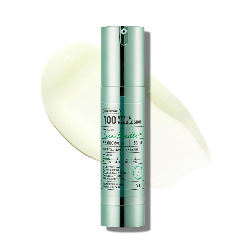 VT COSMETICS Reti-A Shot dans sa bouteille prête à l’emploi pour une application ciblée.