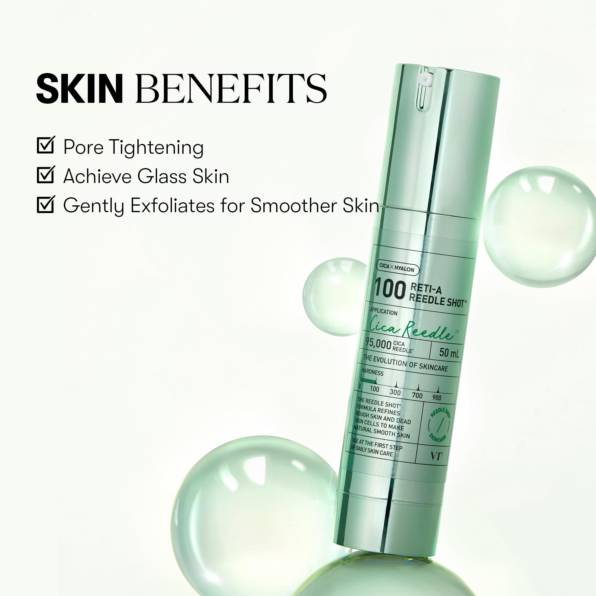 VT COSMETICS Reti-A Shot: texture satinée qui pénètre rapidement.