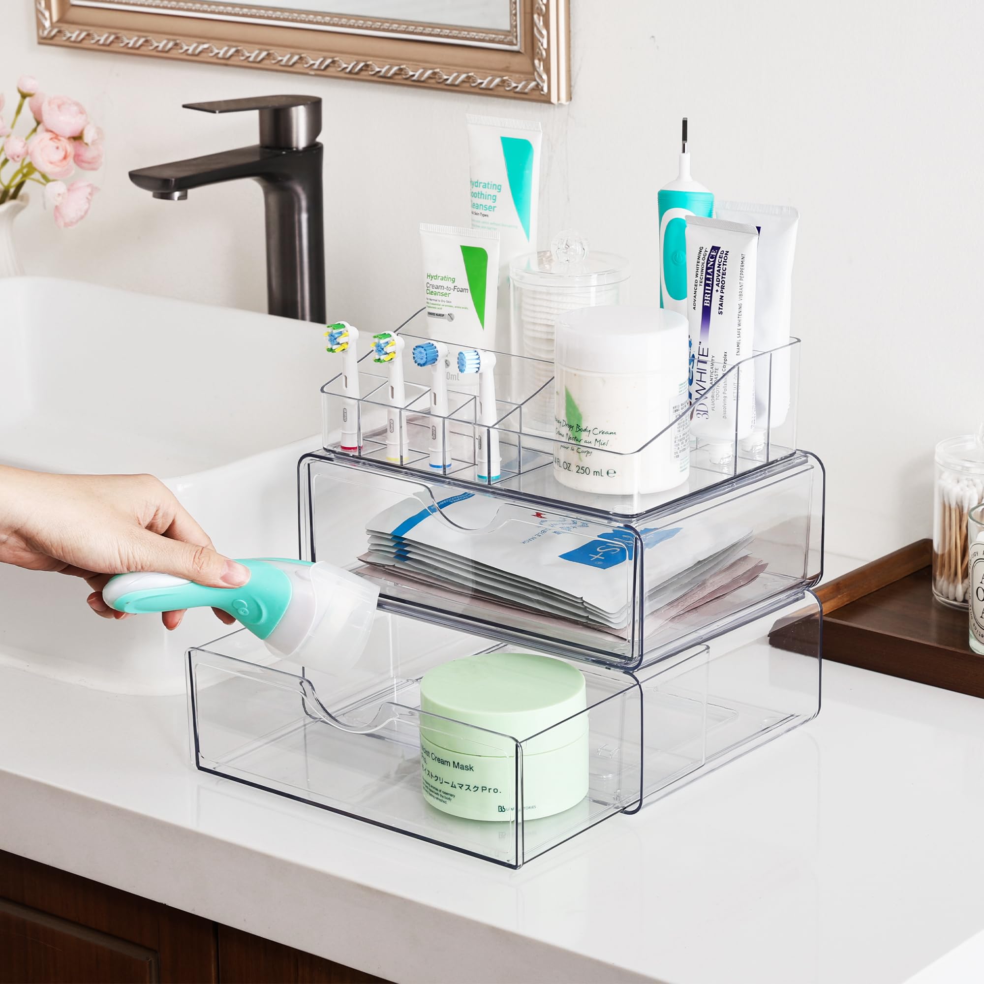 Vtopmart base antideslizante de silicona mantiene la unidad estable.