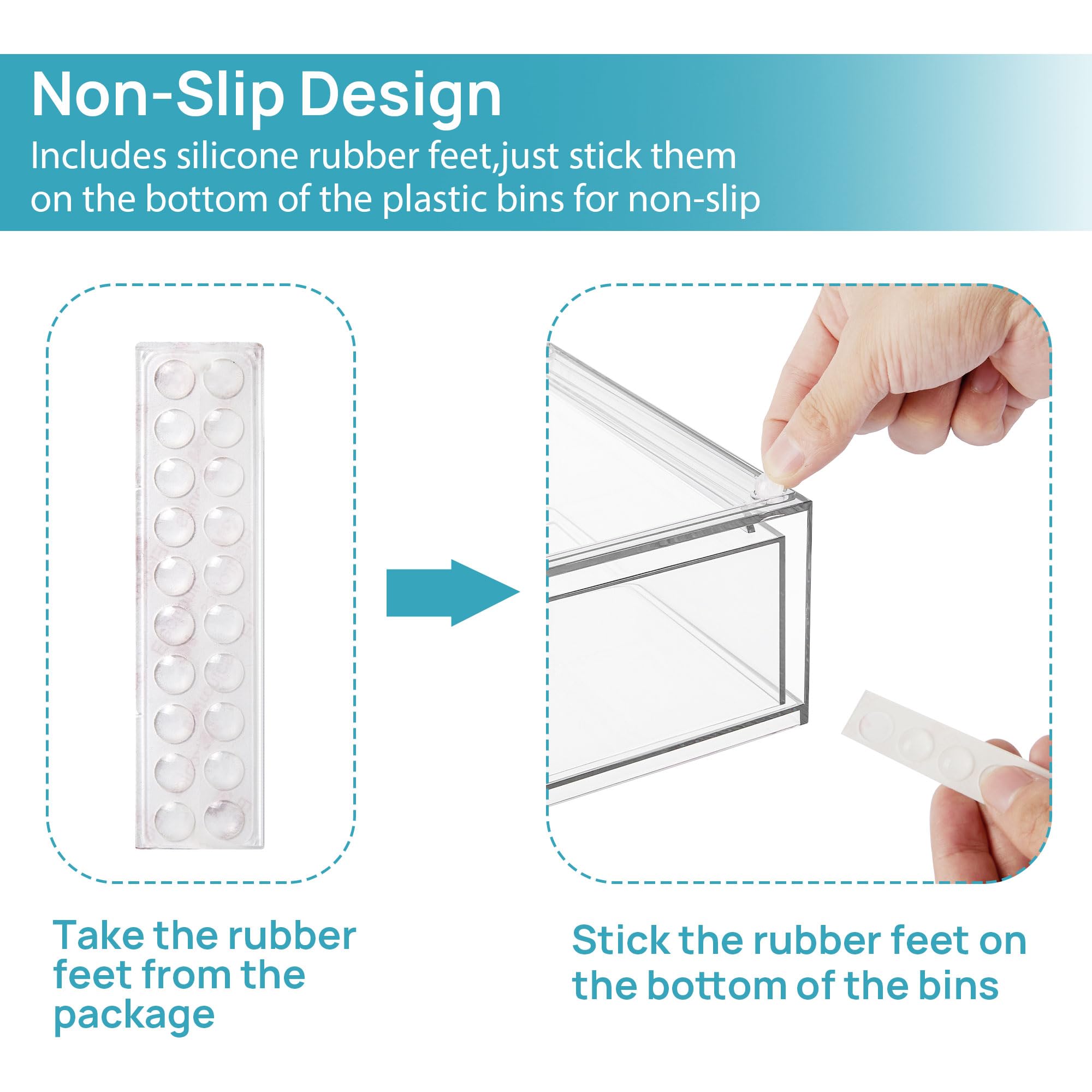 Vtopmart base antideslizante de silicona sin movimientos