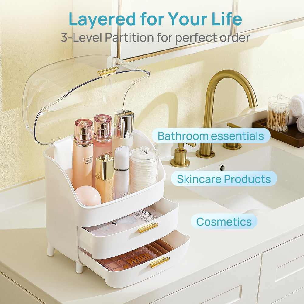 Vtopmart base antideslizante mantiene estable el set en lavabo