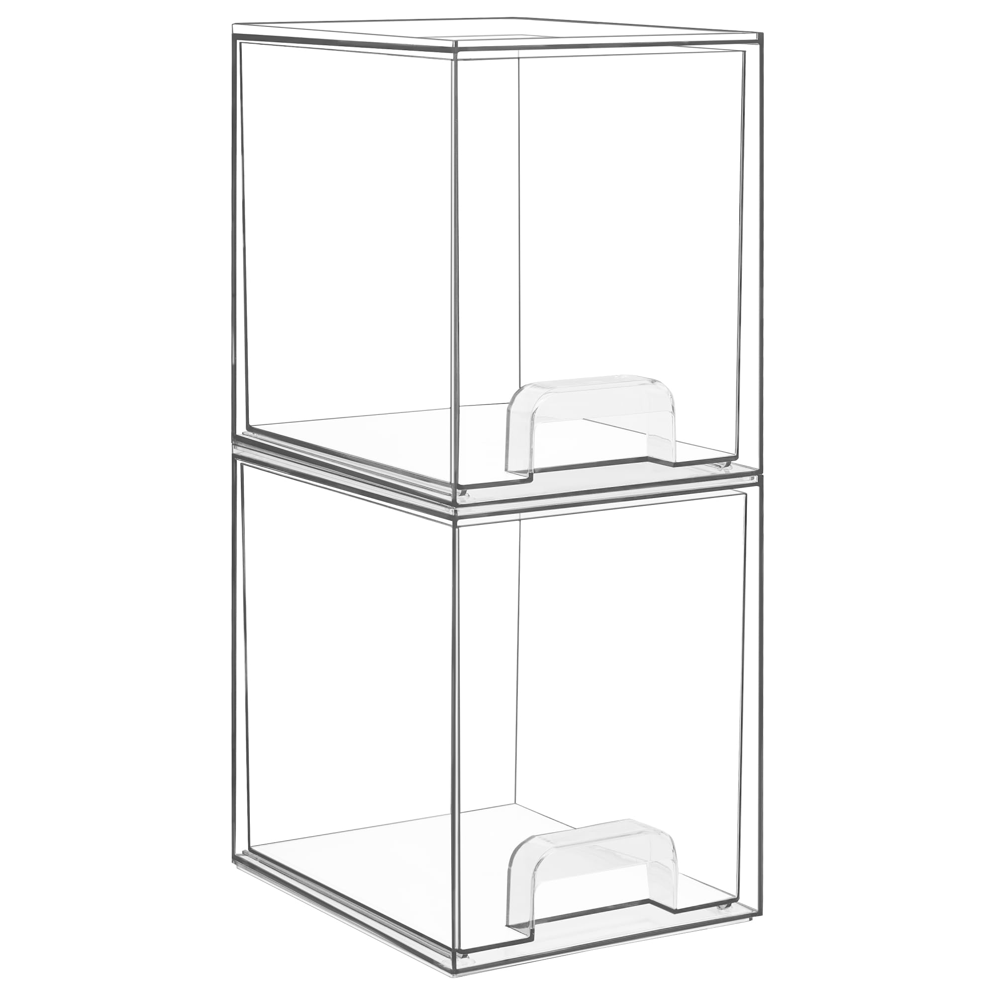 Vtopmart cajones transparentes apilables para organizar maquillaje y cuidado de la piel