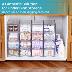 Organizador Vtopmart para lavandería: almacenamiento compacto que mantiene todo a mano.