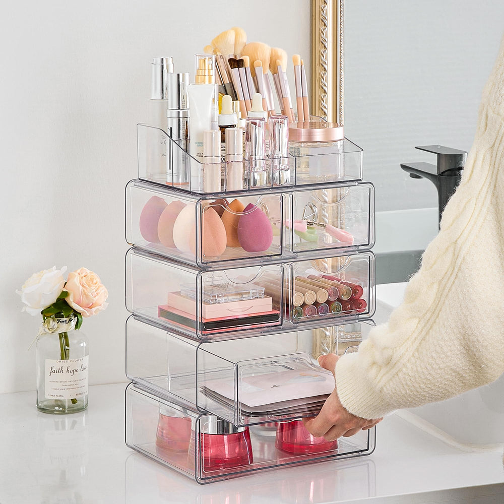 Vtopmart diseño transparente y elegante que combina con cualquier decoración