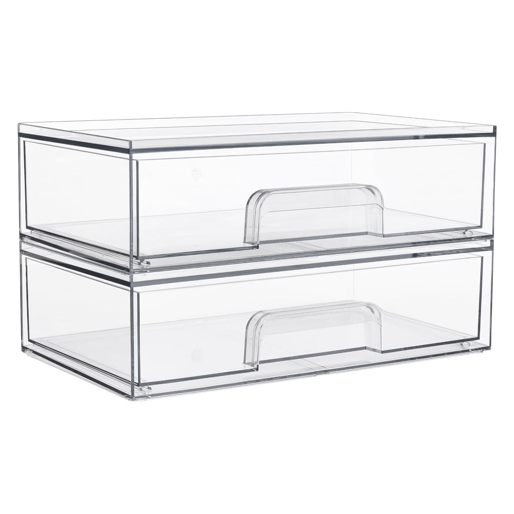 Vtopmart organizadores acrílicos transparentes para cajones, ideal para maquillaje y cosméticos