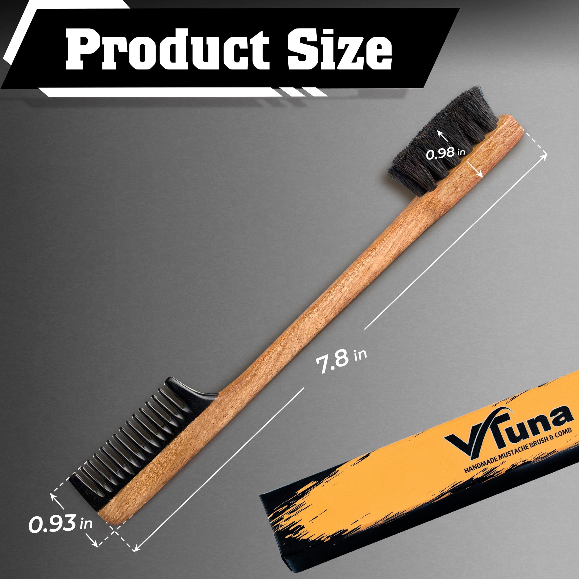 VTUNA diseño artesanal ergonómico facilita el peinado diario.