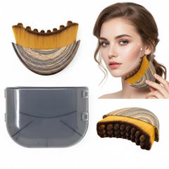 Vunpok cepillo contorno linfático para rostro mejora definición.