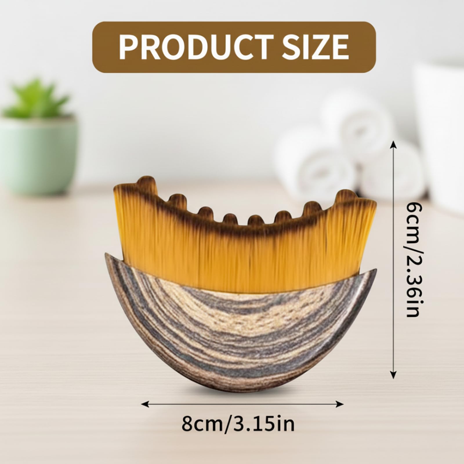 Vunpok cepillo linfático para cuidado de piel sensible.