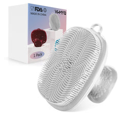 Cepillo facial de silicona VWMYQ, frontal, limpieza suave de poros.