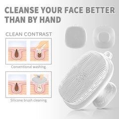 VWMYQ cepillo facial con agujero de colgar para secado rápido.