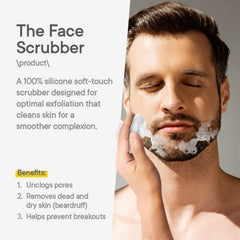 VWMYQ cepillo silicona facial mango ergonómico facilita el masaje.