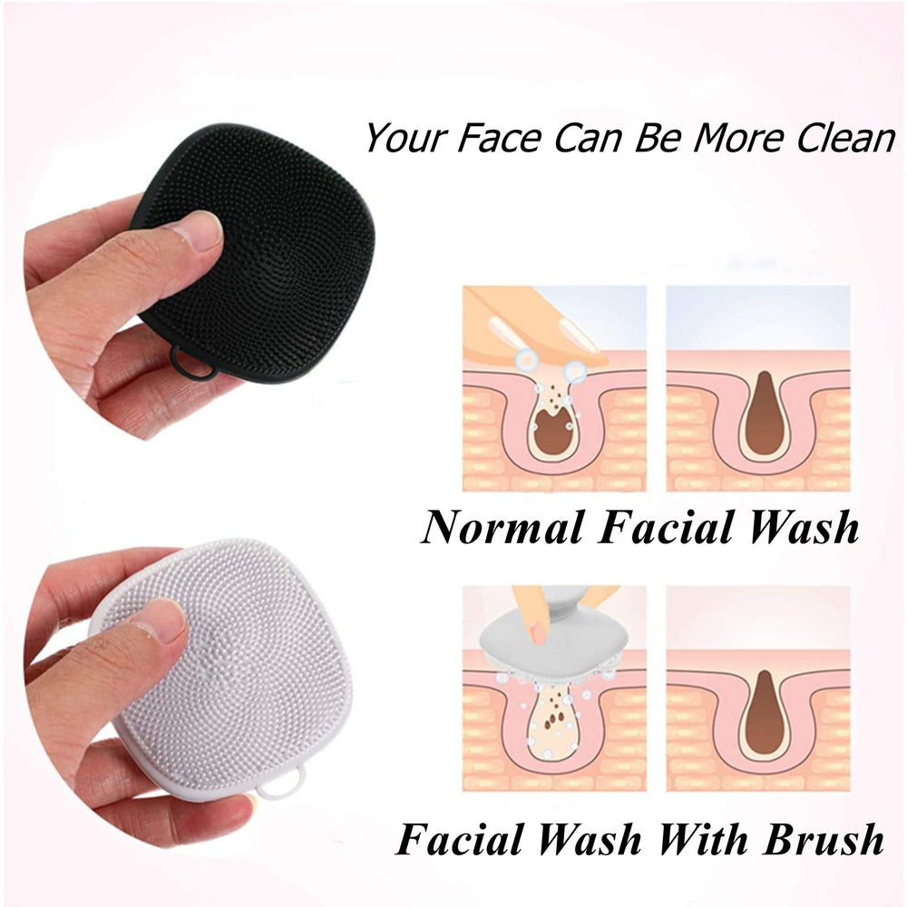 VWMYQ cepillo facial silicona para hombres, limpieza eficaz de la piel