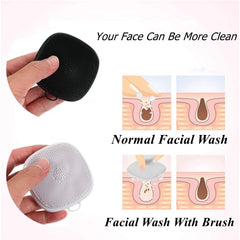 VWMYQ cepillo facial silicona para hombres, limpieza eficaz de la piel