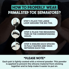 VYCE PrimalStep: separadores de dedos para deporte promueven estabilidad y movimiento.