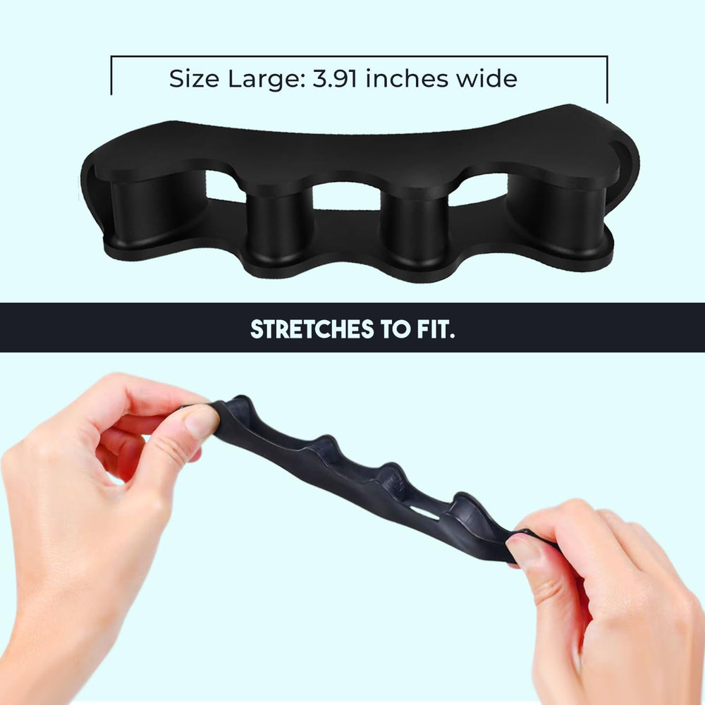 VYCE PrimalStep: separadores de dedos de silicona flexible para ajuste cómodo.