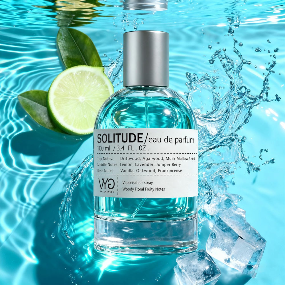 VYG para Hombres Eau de Parfum - etiqueta sobria transmite calidad