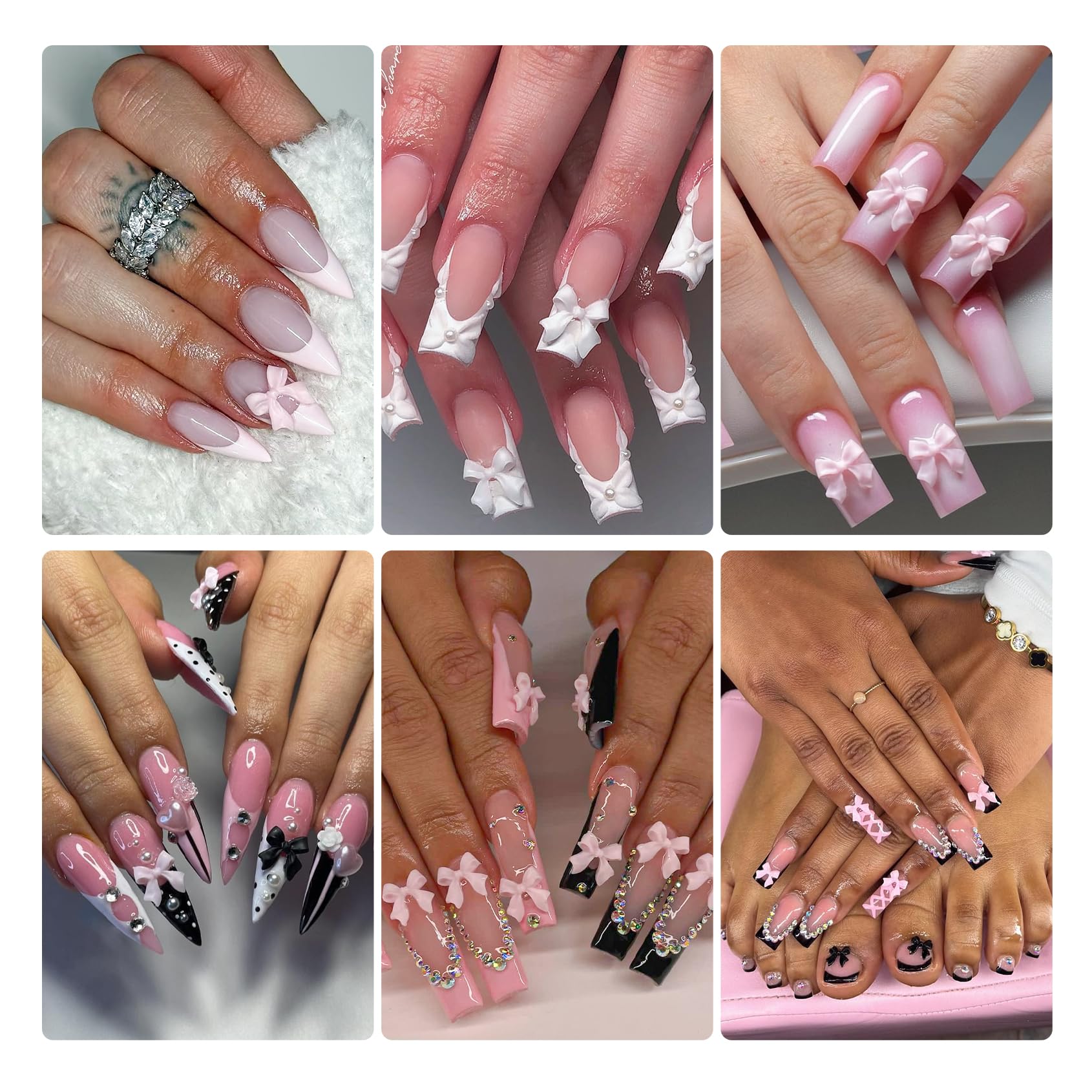 VYNELLE pinzas para uñas, control preciso al colocar adornos