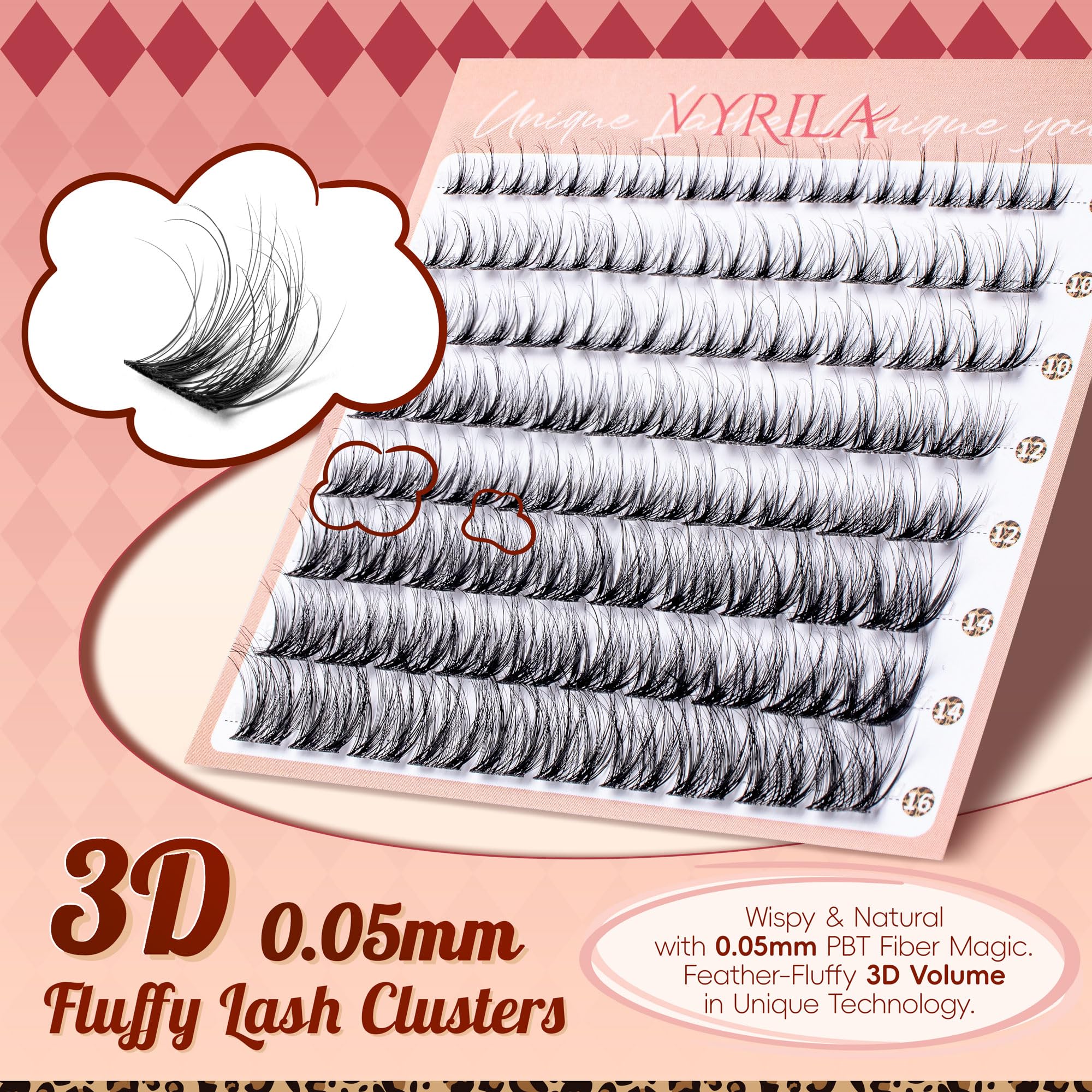 VYRILA Aplicación DIY rápida y simple de pestañas