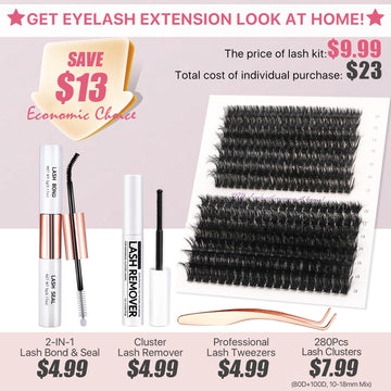 Vznffur lash bond and seal bottle provides strong hold and easy finish.