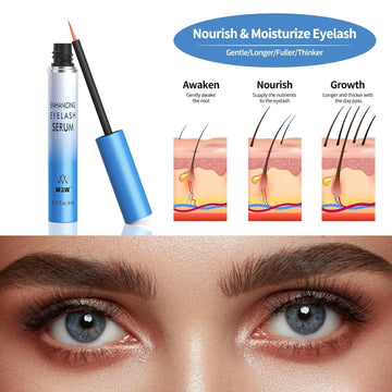 W3W Lash Serum aplicación diaria de forma sencilla