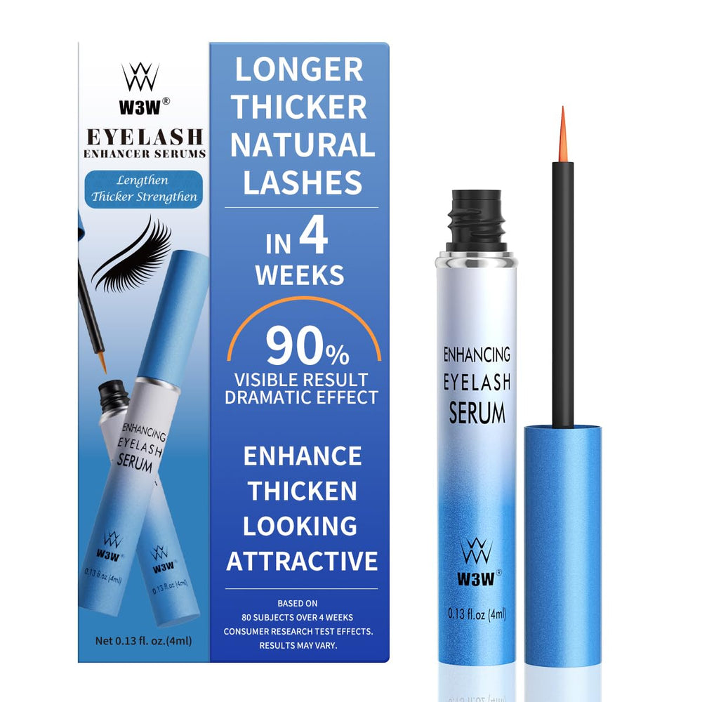 W3W Lash Serum con aplicador preciso para fijar la raíz de las pestañas
