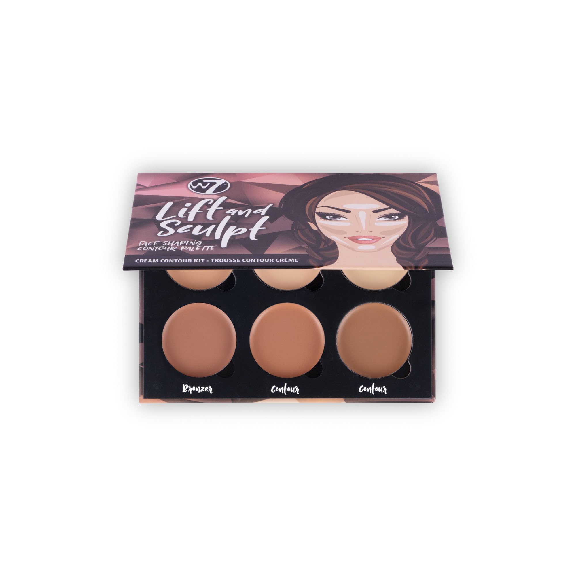 W7 Lift & Sculpt crema de contorno para pómulos definidos y iluminación suave