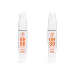 W7 Oh So Sensitive Mascara envase doble para uso diario.
