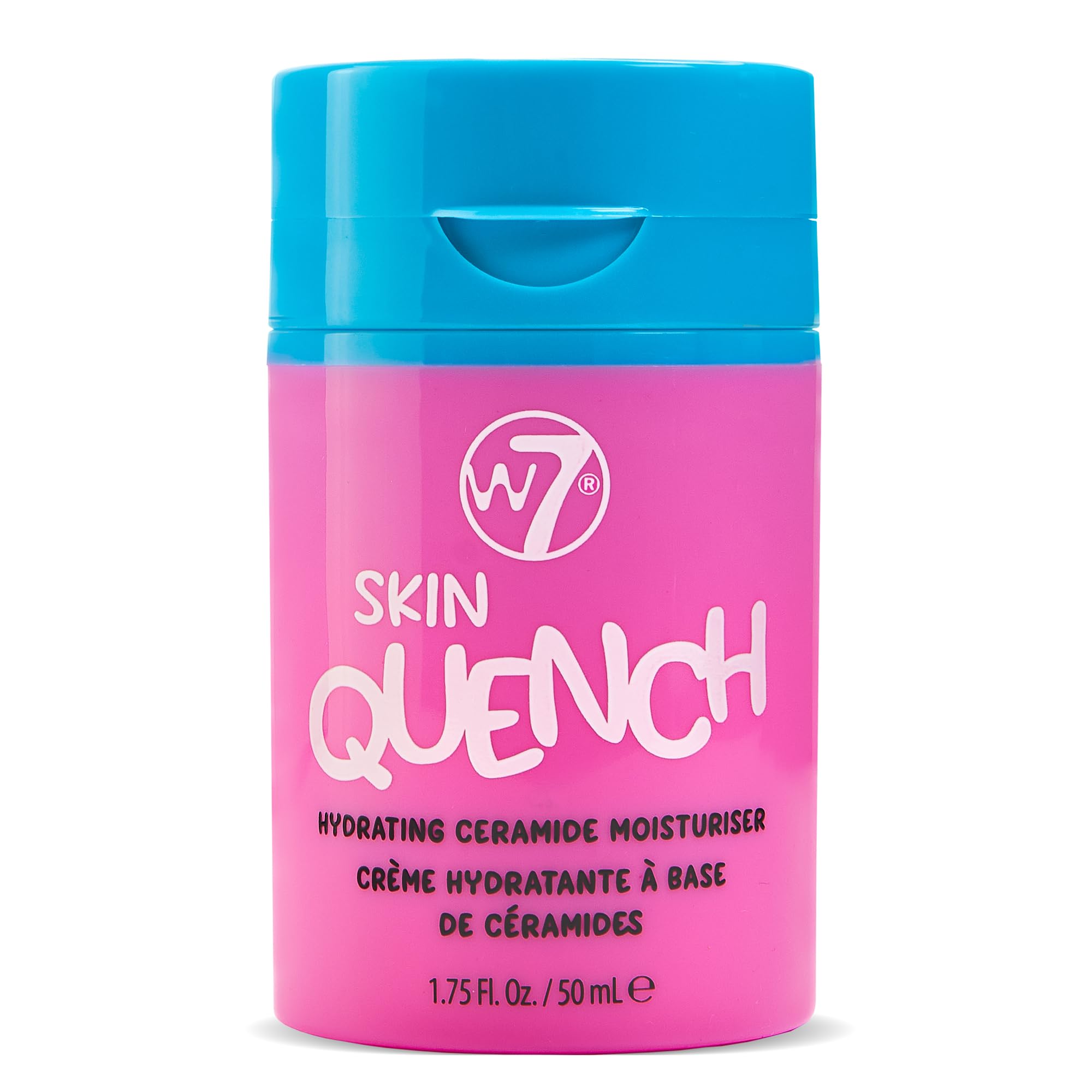 Aloe vera et céramides : hydratation durable dans W7 Skin Quench.