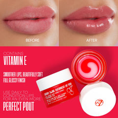 W7 Sweet Dreams extracto de cereza para labios nutridos y flexibles.