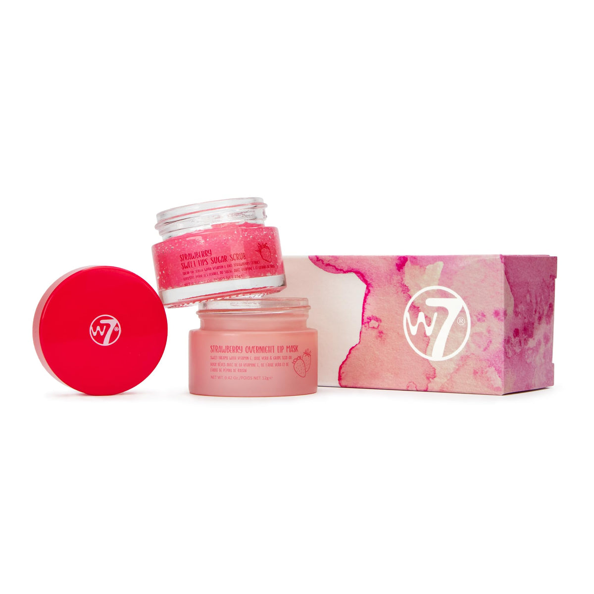 Exfoliante labial W7 Sweet Dreams suaviza y nutre los labios.