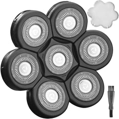 WAHFOX cabezas 7D universal, compatibilidad amplia para afeitadoras de cabeza.