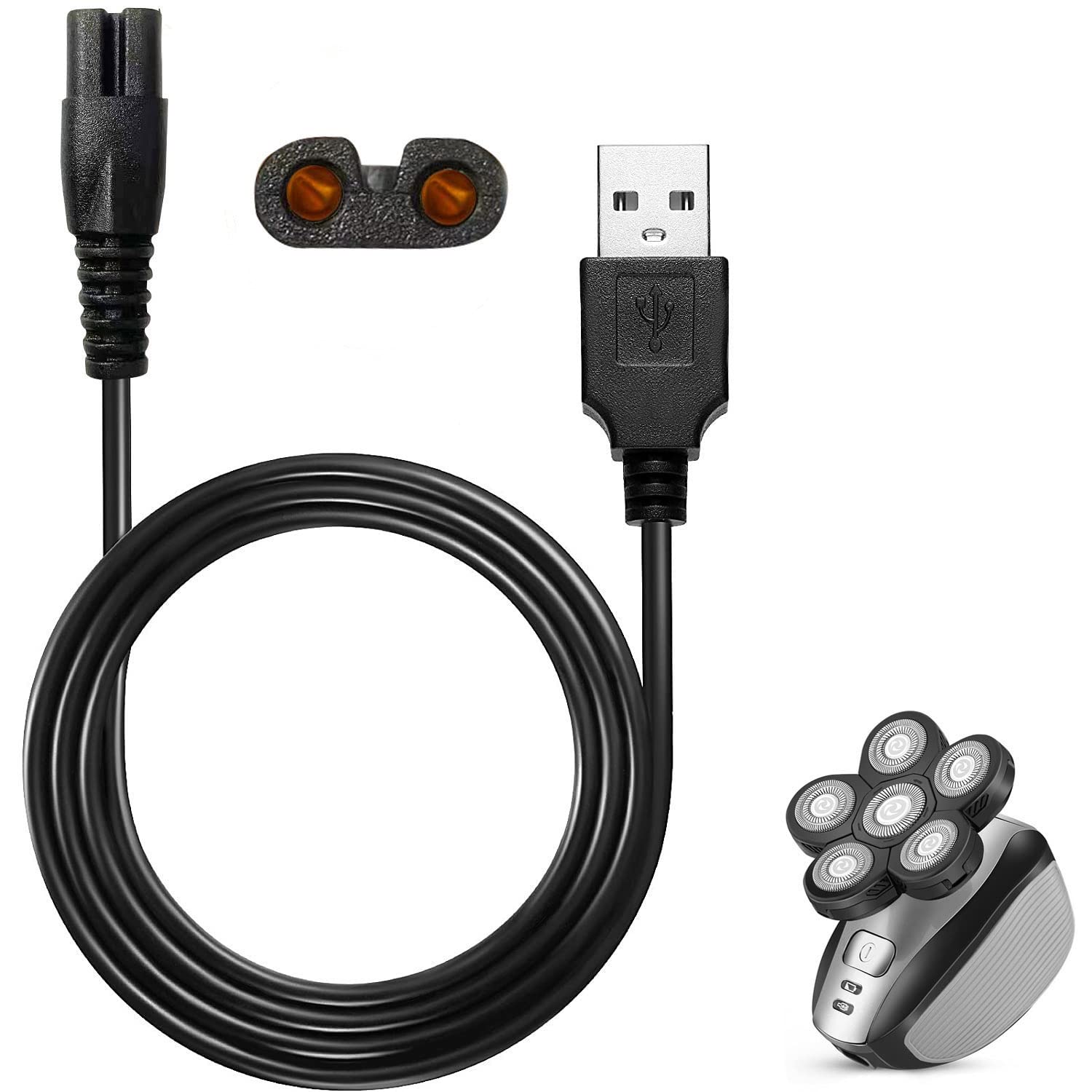 Empaque sencillo con cable de repuesto, perfecto para uso diario.