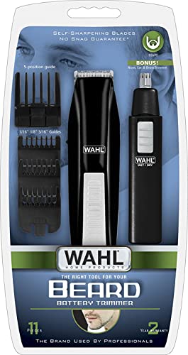 Cuchillas de acero al carbono de Wahl mantienen filo para un acabado limpio.