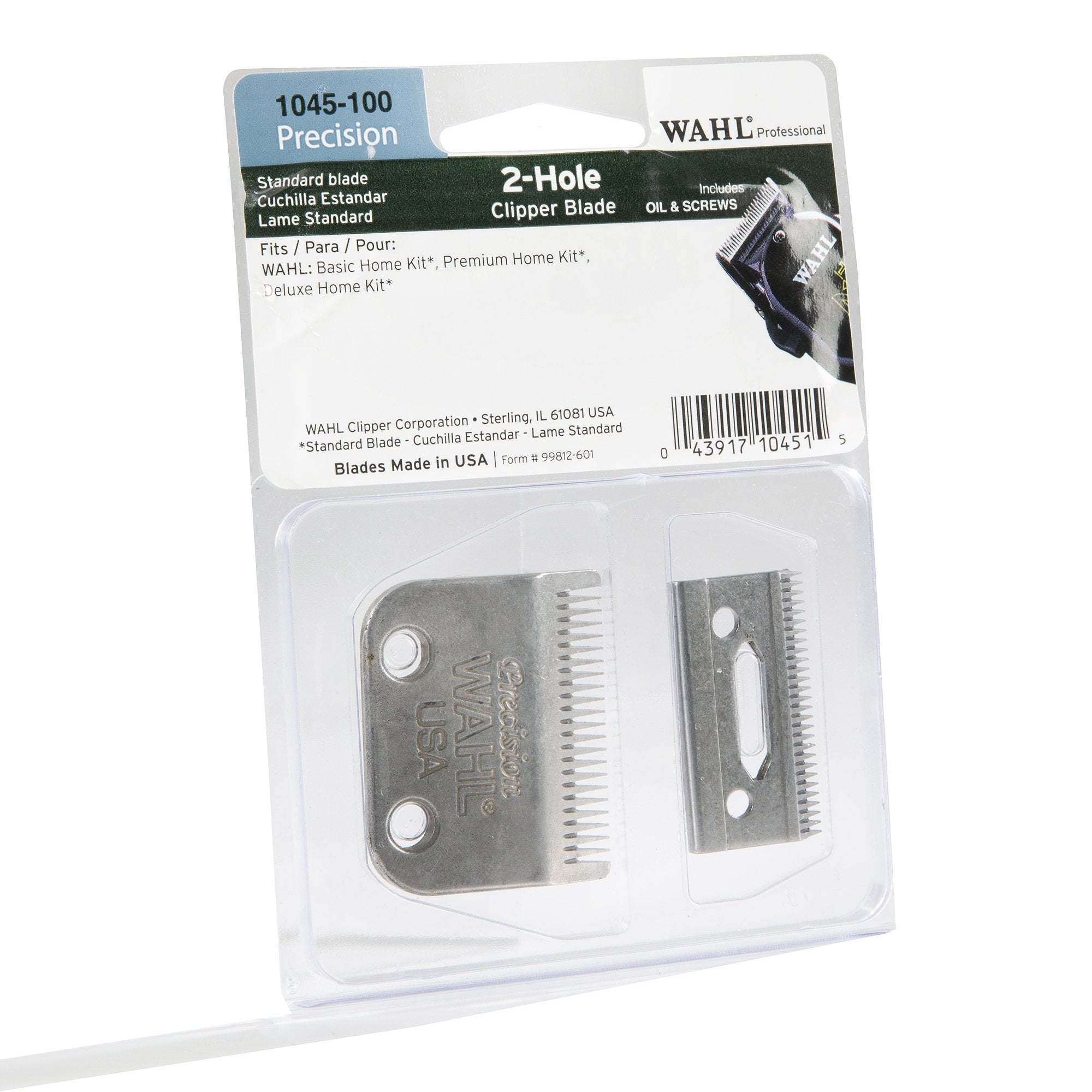 Hoja de recambio para kit hogar basico Wahl, instalación simple.