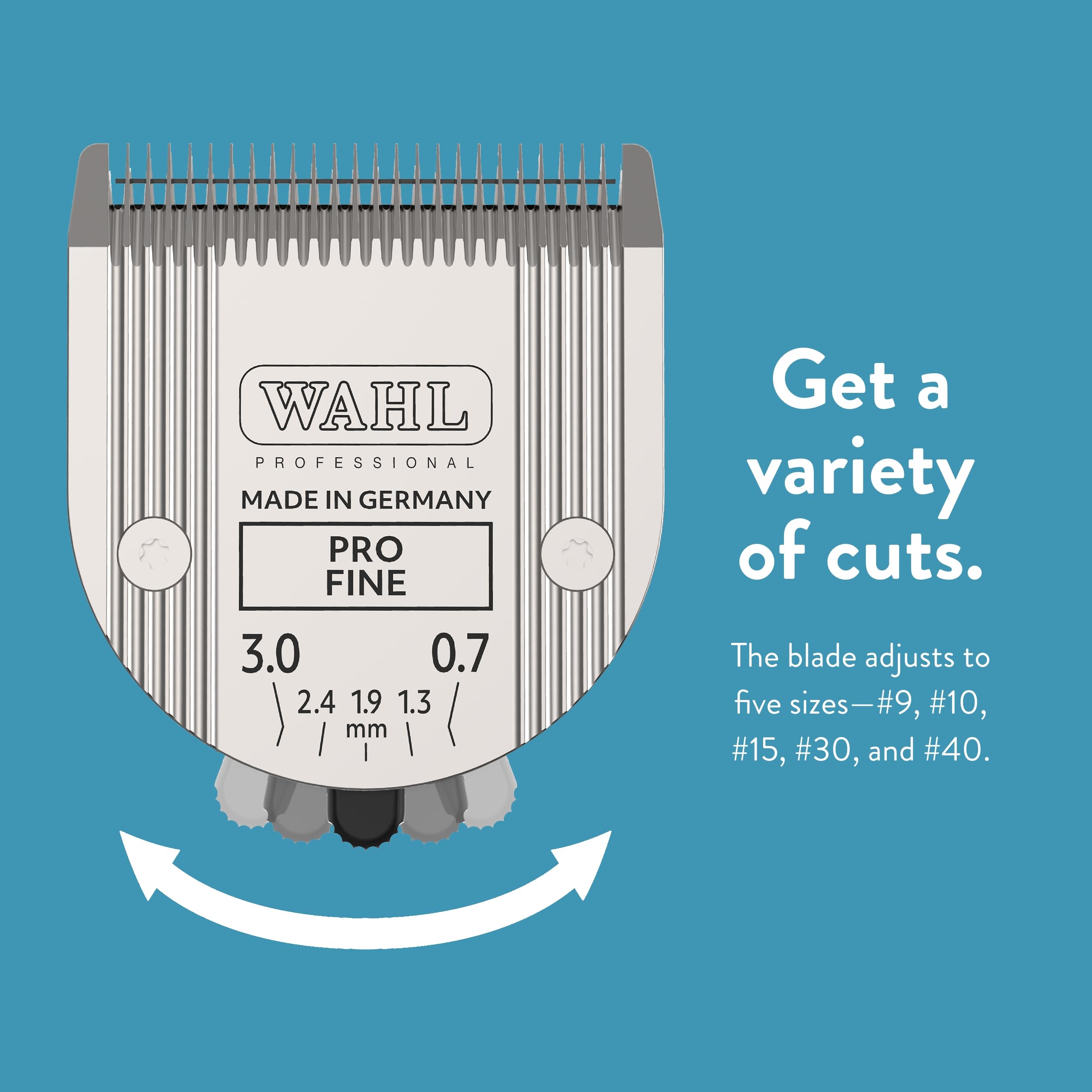Lame Wahl Pro Animal 5-en-1 pour Chromado, refroidie et durable.