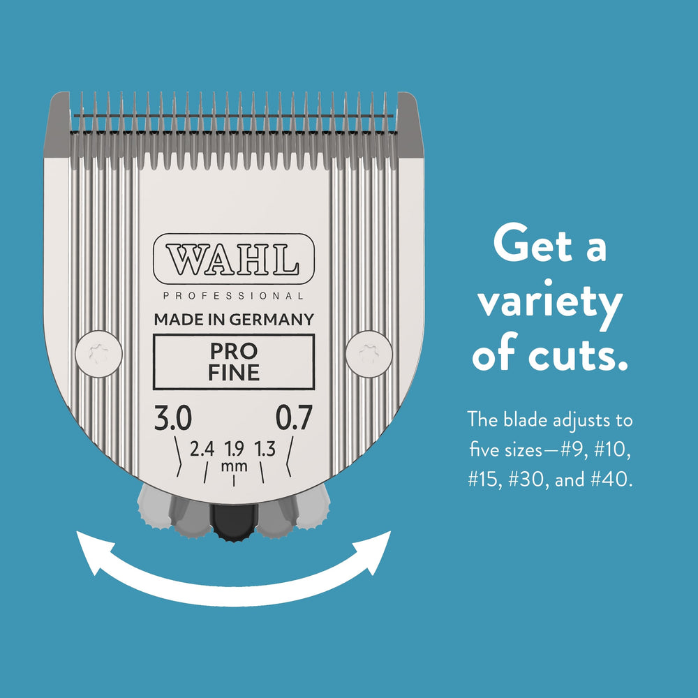 Lame Wahl Pro Animal 5-en-1 pour Chromado, refroidie et durable.