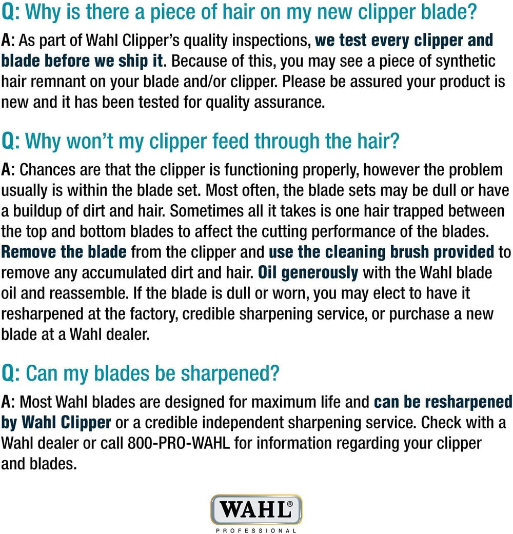 Lame Wahl Pro Animal couleur argent 5-en-1, performance fiable.