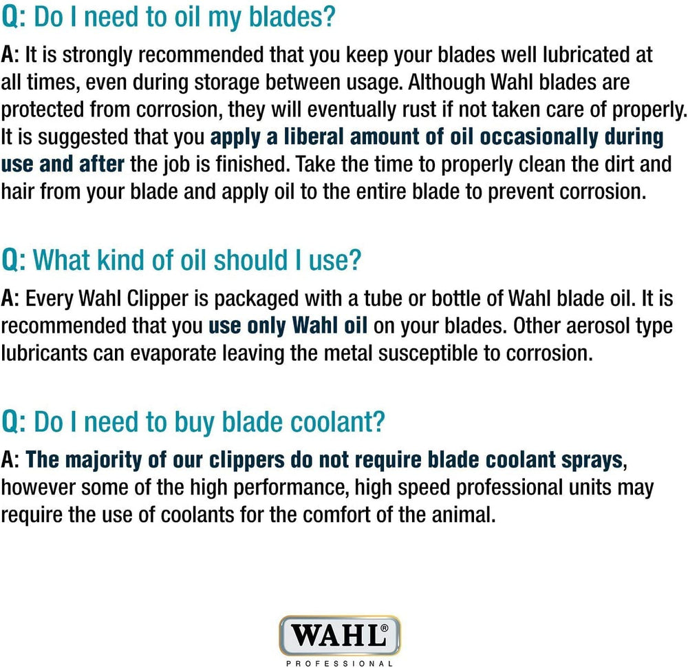 Lame Wahl Pro Animal compatibilite Arco et Bravura, usage polyvalent.
