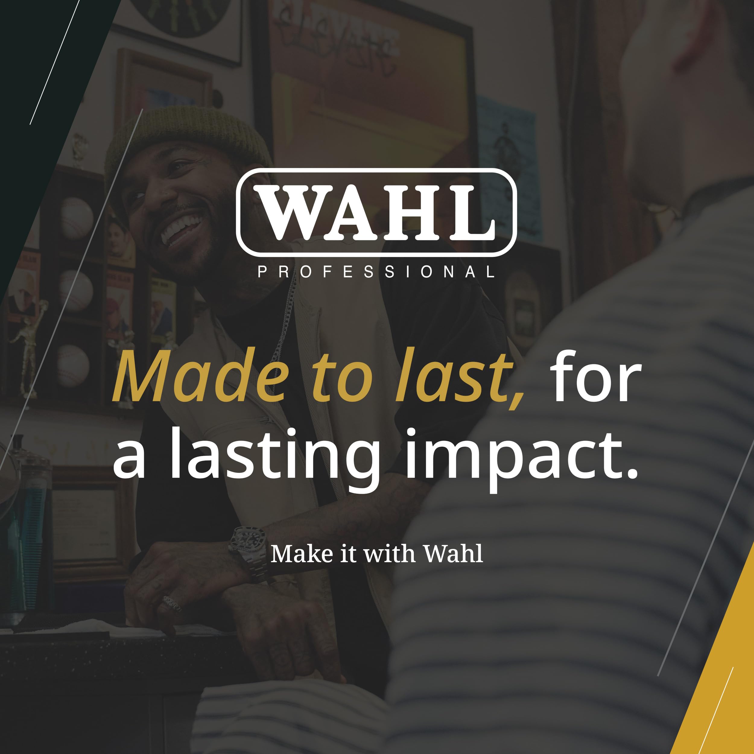 Wahl Professional Magic Clip hoja de dientes escalonados para precisión constante.