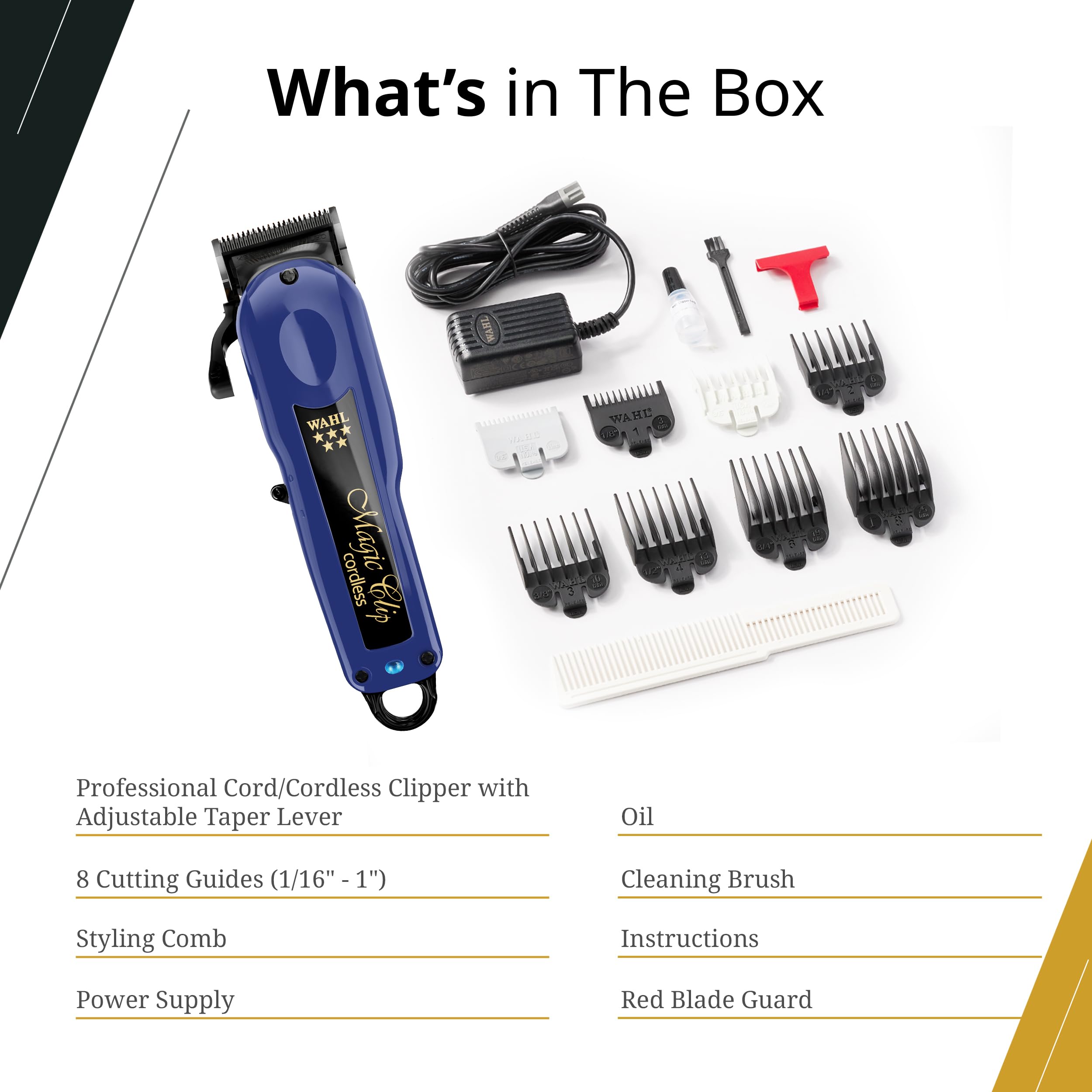Wahl Magic Clip indica la carga con LED para planificar recargas