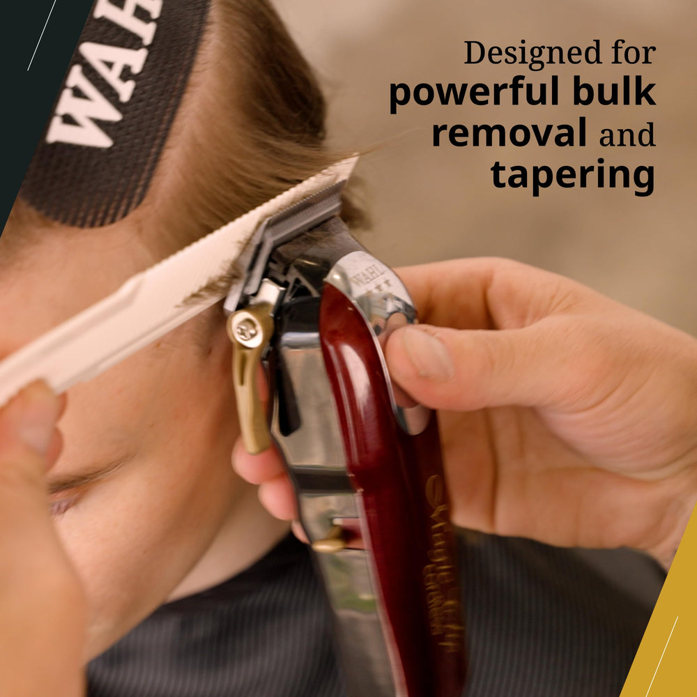 Wahl Professional Magic Clip : kit complet avec guides et accessoires pour coupes professionnelles.